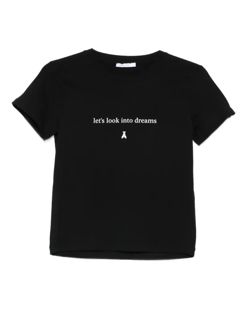 Patrizia Pepe Statement T-Shirt - Schwarz Schwarz