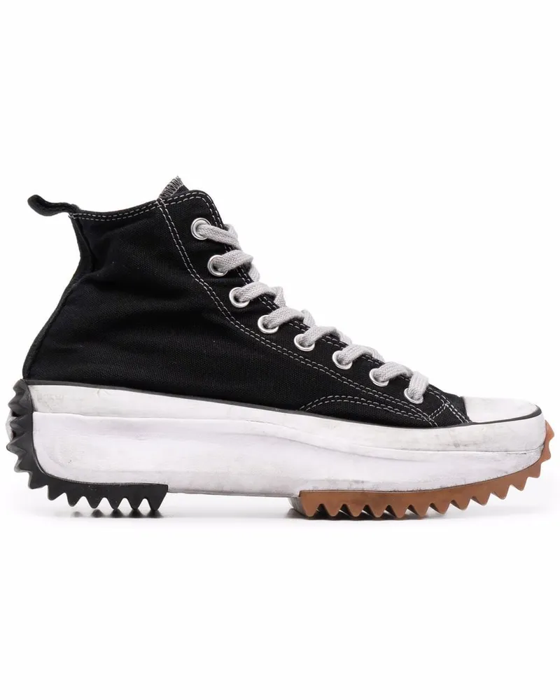 Converse Run Star Hike High-Top-Sneakers Schwarz