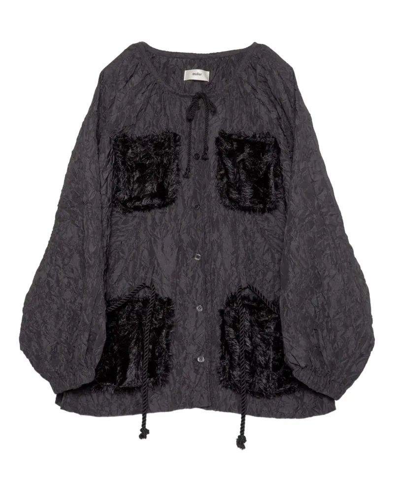 Muller of Yoshiokubo flap-pocket jacket - Schwarz Schwarz