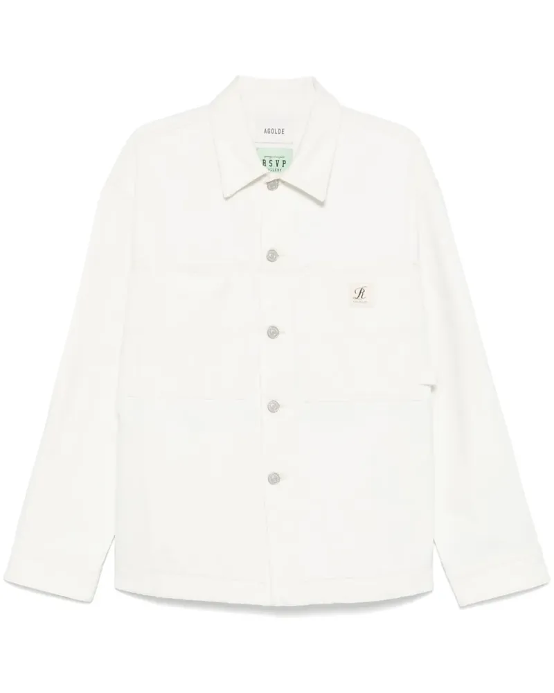 AGOLDE x RSVP Gallery Erving Jacke - Weiß Weiß