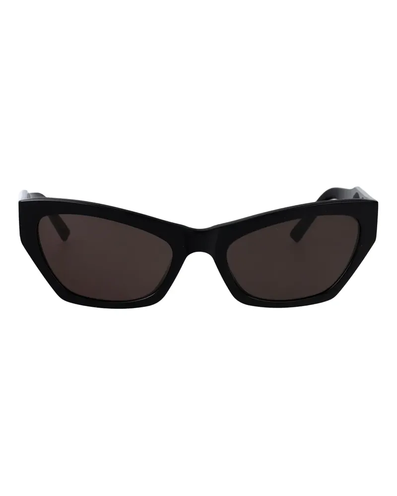 Balenciaga logo-print sunglasses - Schwarz Schwarz