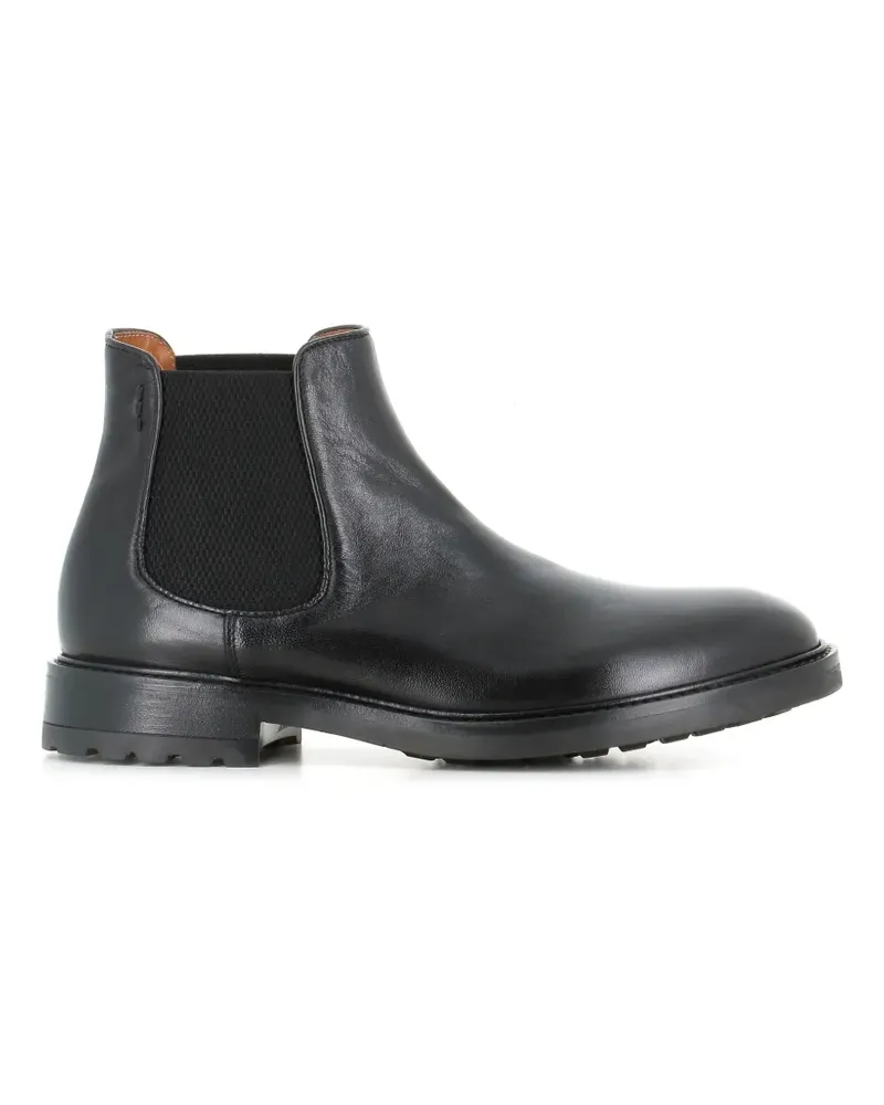 Alexander Hotto Stiefeletten mit Stretchbund - Schwarz Schwarz