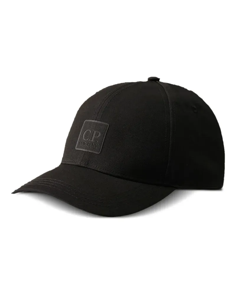 C.P. Company Baseballkappe mit Logo-Applikation - Schwarz Schwarz