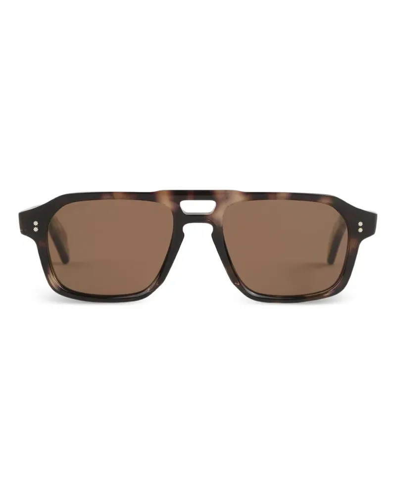 Cutler and Gross Navigator Pilotenbrille in Schildpattoptik - Braun Braun