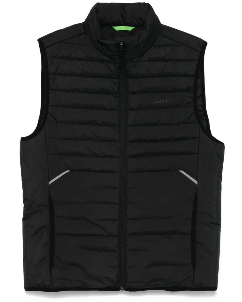 HUGO BOSS Wasserdichte Weste - Schwarz Schwarz