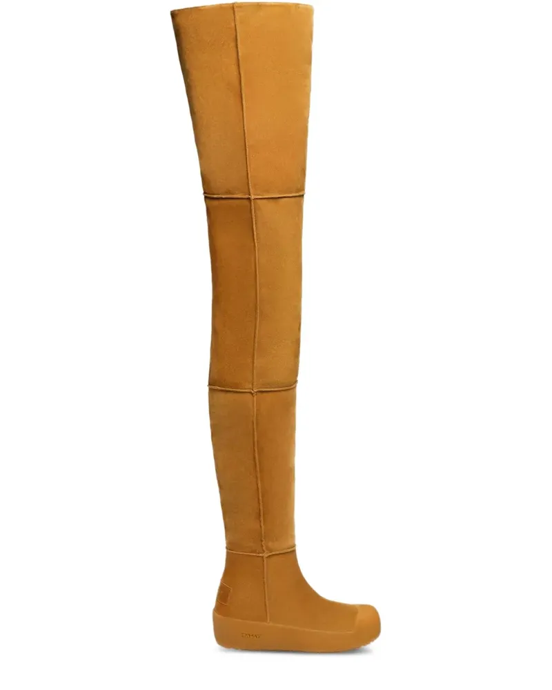 Bally Cortina Stiefel mit Einsätzen aus Wildleder - Braun Braun