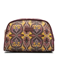 Etro paisley-print wash bag Gelb