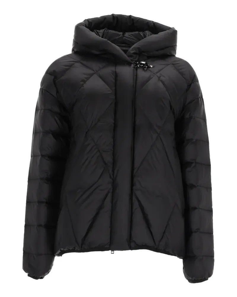 Fay quilted hooded puffer jacket - Schwarz Schwarz