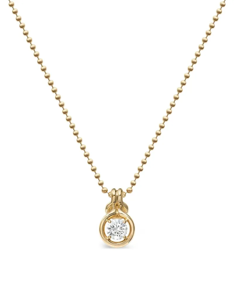 Melissa Kaye 18kt Rocky Gelbgoldhalskette mit Diamanten Gold