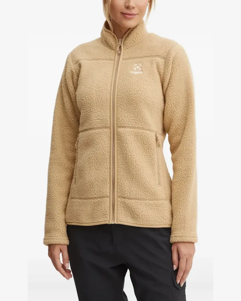Haglöfs Mossa Pile zip-fastening jacket - Nude Nude