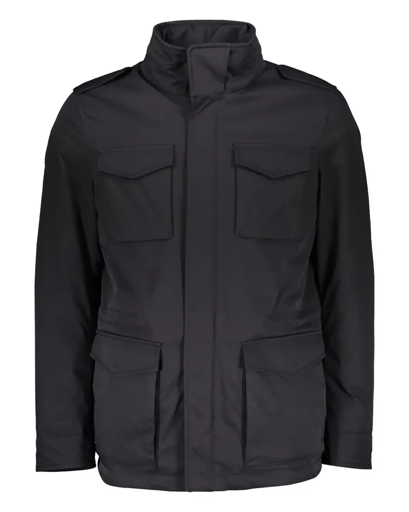 Herno Jacke mit Reißverschlusstaschen - Schwarz Schwarz