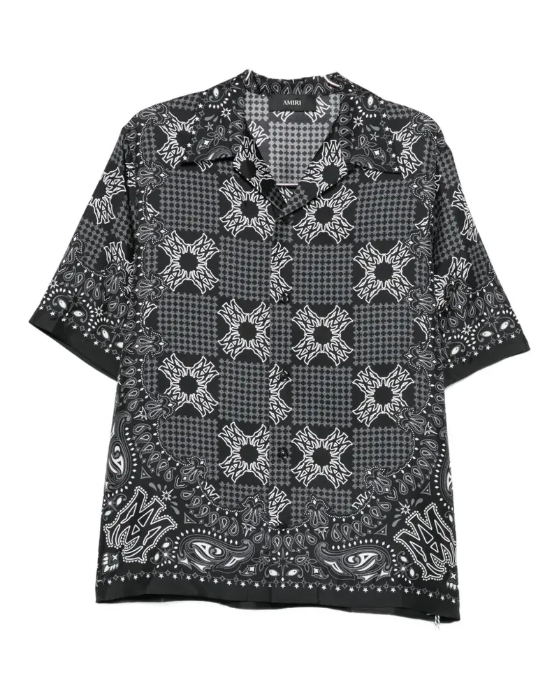 Amiri MA Check Camp shirt - Schwarz Schwarz