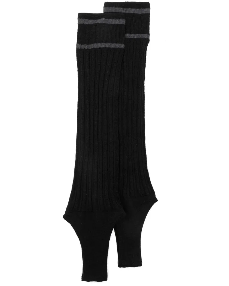 Durazzi Milano Fingerlose Handschuhe - Schwarz Schwarz