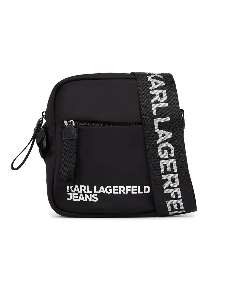 Karl Lagerfeld Essential Umhängetasche - Schwarz Schwarz