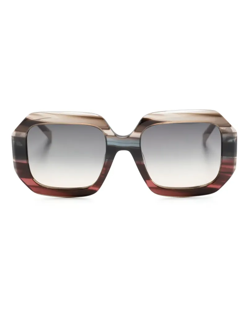 Missoni Eckige Sonnenbrille in Schildpattoptik - Braun Braun
