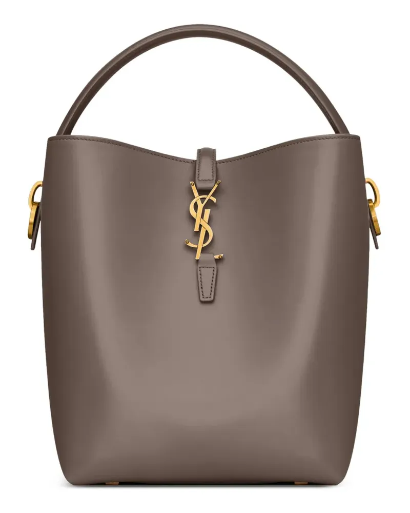 Saint Laurent Handtasche mit Logo-Schild - Grau Grau