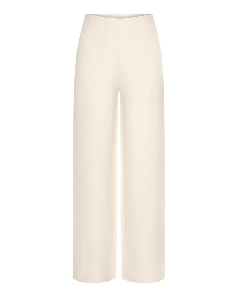 Posse Weite Noelle High-Waist-Hose - Nude Nude