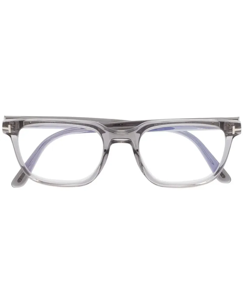 Tom Ford Brille mit breitem Gestell - Grau Grau