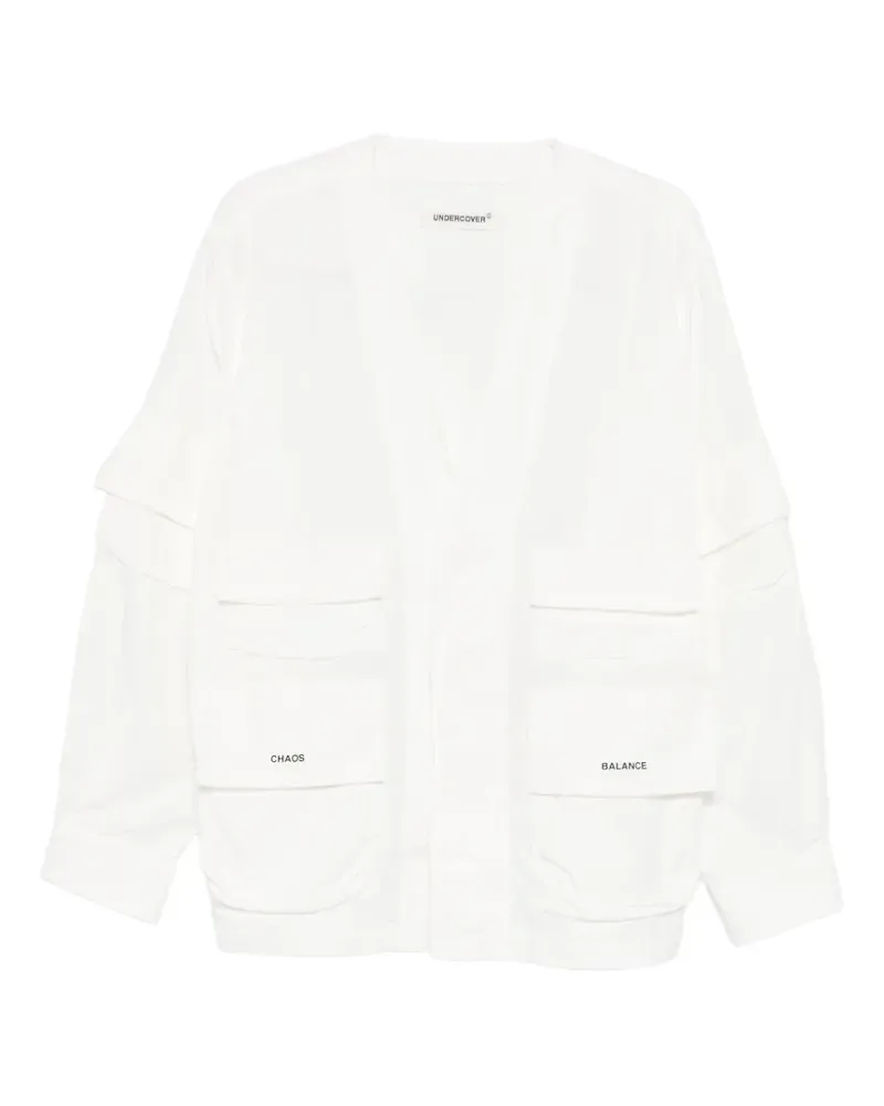 Undercover V-neck jacket - Weiß Weiß
