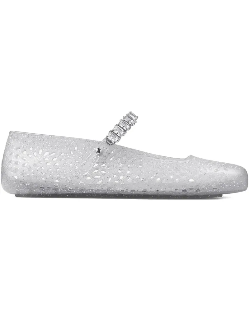 Jimmy Choo Jelly Ballerinas - Silber Silber