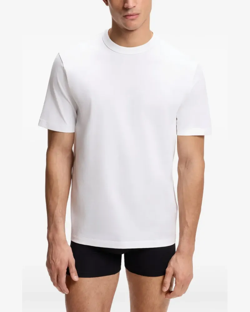 HUGO BOSS three-pack of crew-neck t-shirts in cotton - Schwarz Schwarz