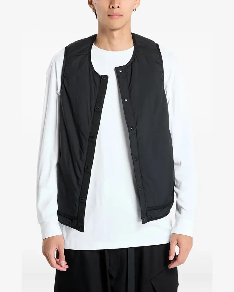 Y-3 Liner button gilet - Schwarz Schwarz