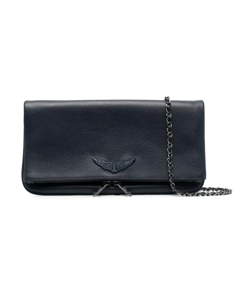 Zadig & Voltaire Tasche mit Flügel-Patch - Blau Blau