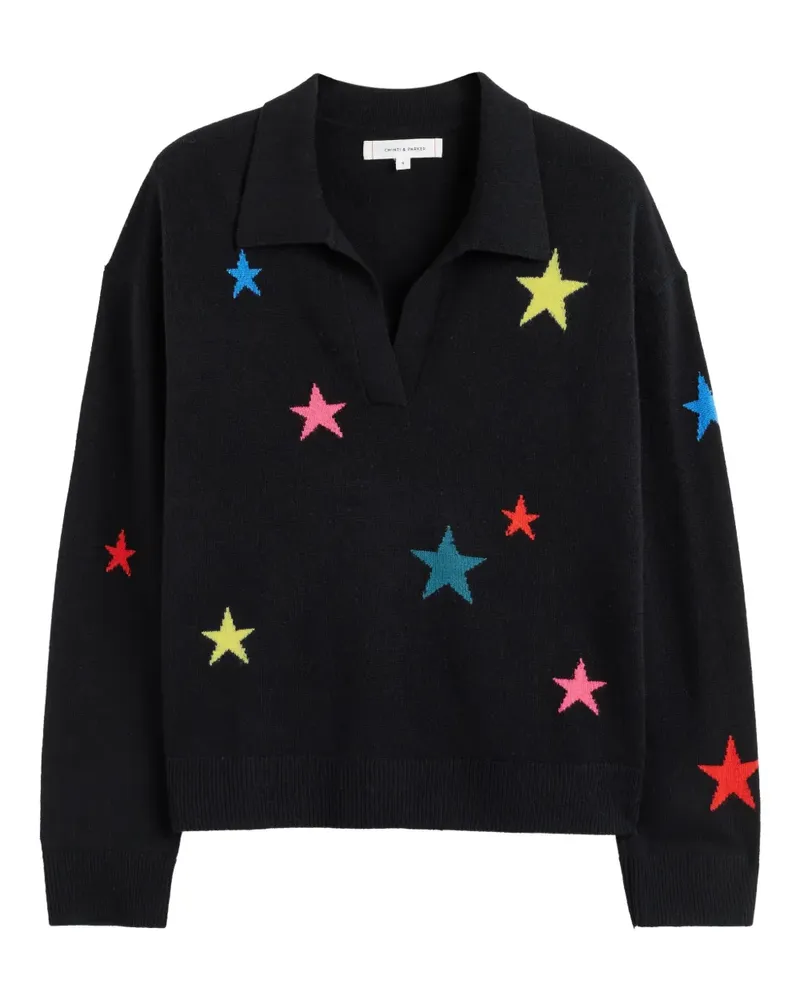 Chinti & Parker Pullover mit Sternverzierung - Schwarz Schwarz