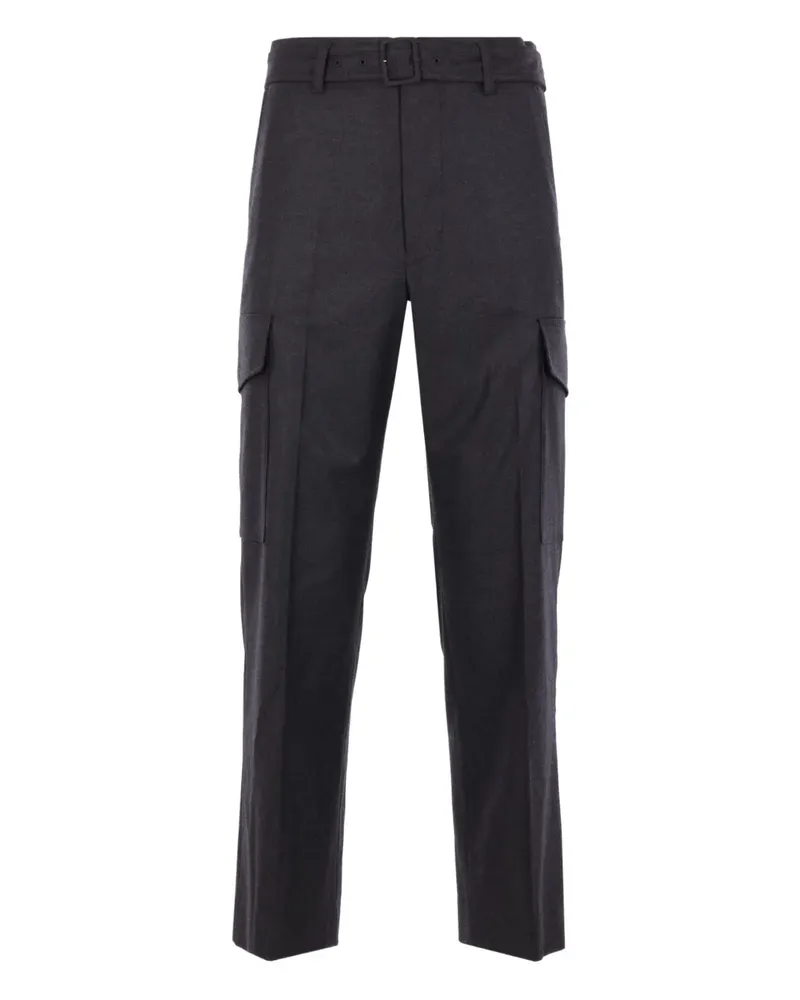 AURALEE Cargohose mit Gürtel - Grau Grau