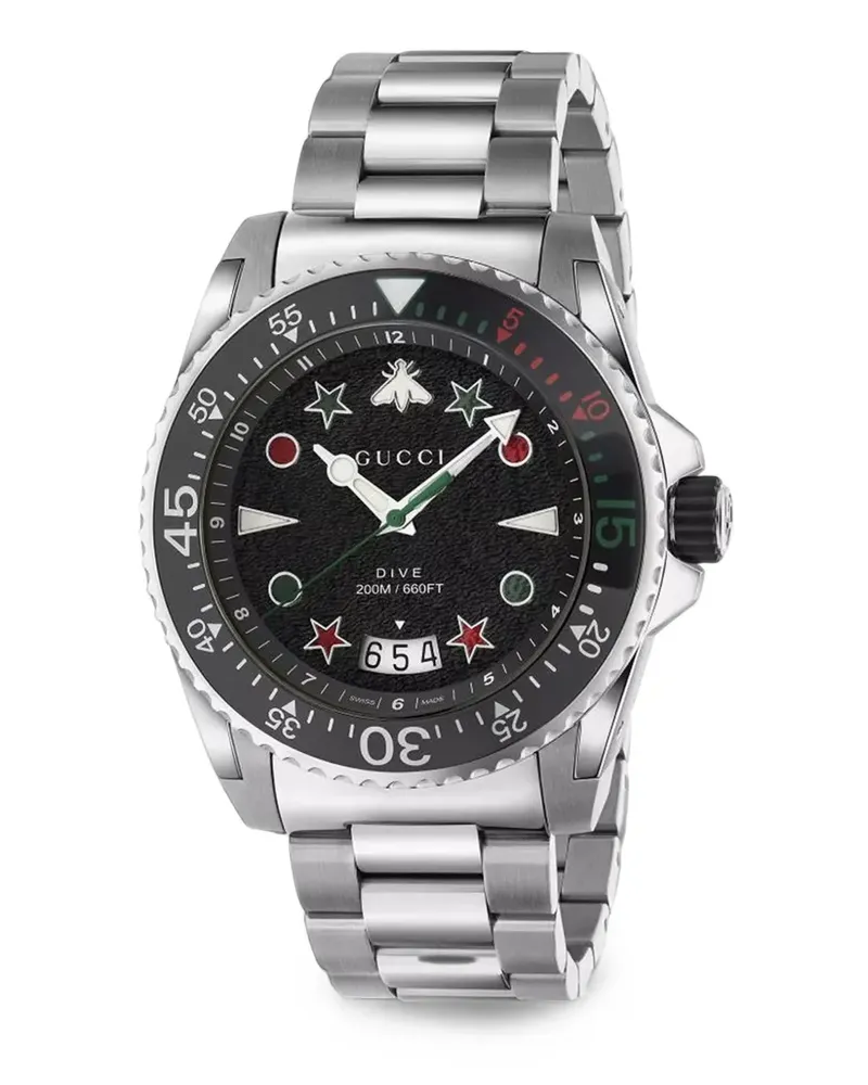 Gucci Dive 45mm watch - Schwarz Schwarz