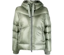 Kurze Daunenjacke - Grün