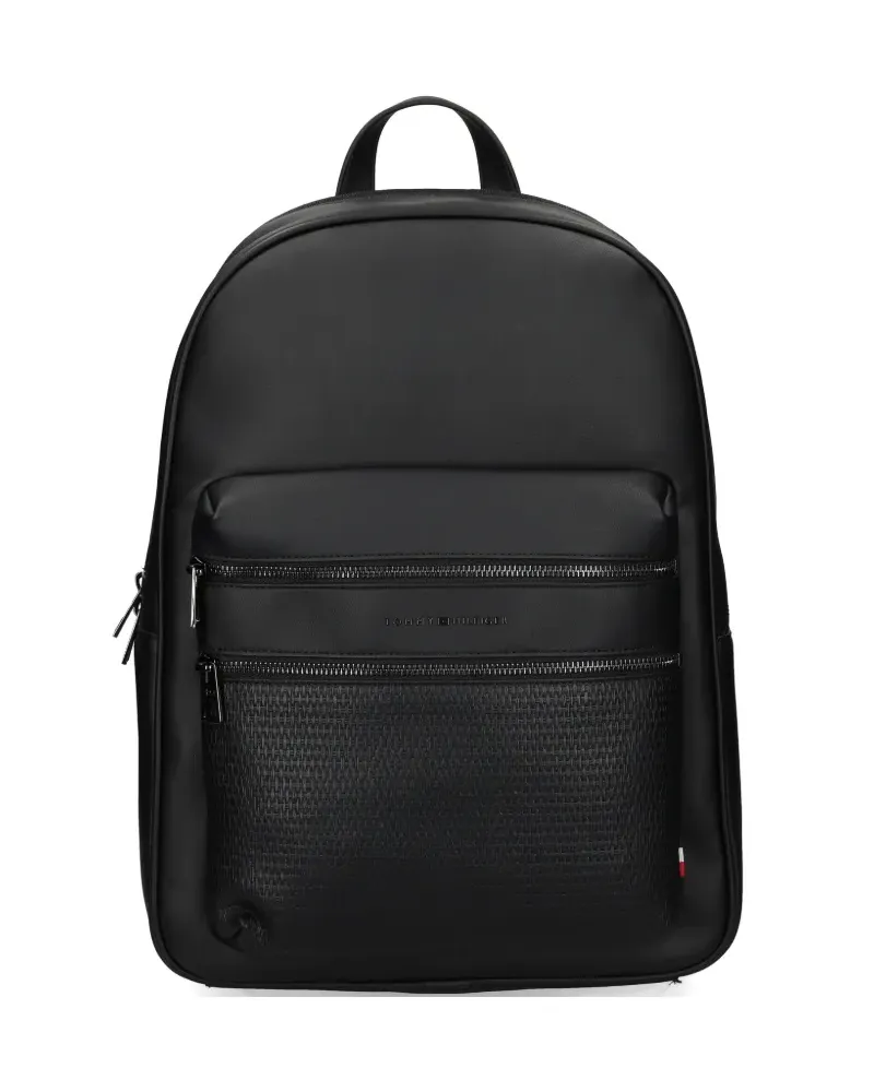 Tommy Hilfiger zip-pocket backpack - Schwarz Schwarz