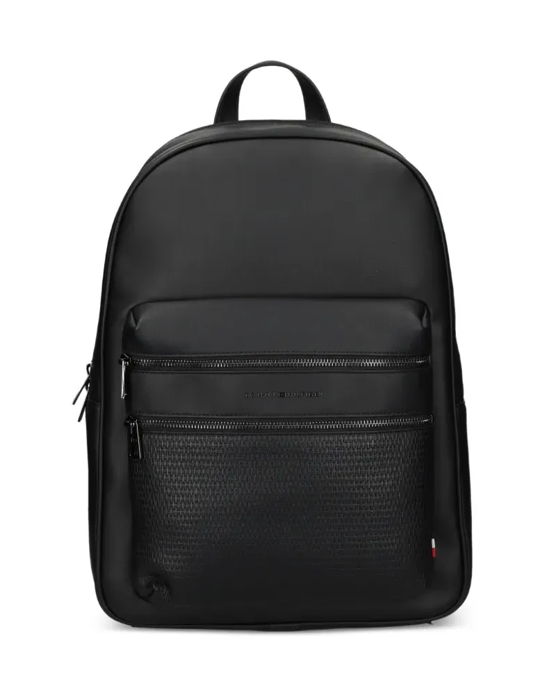 Tommy Hilfiger zip-pocket backpack - Schwarz Schwarz