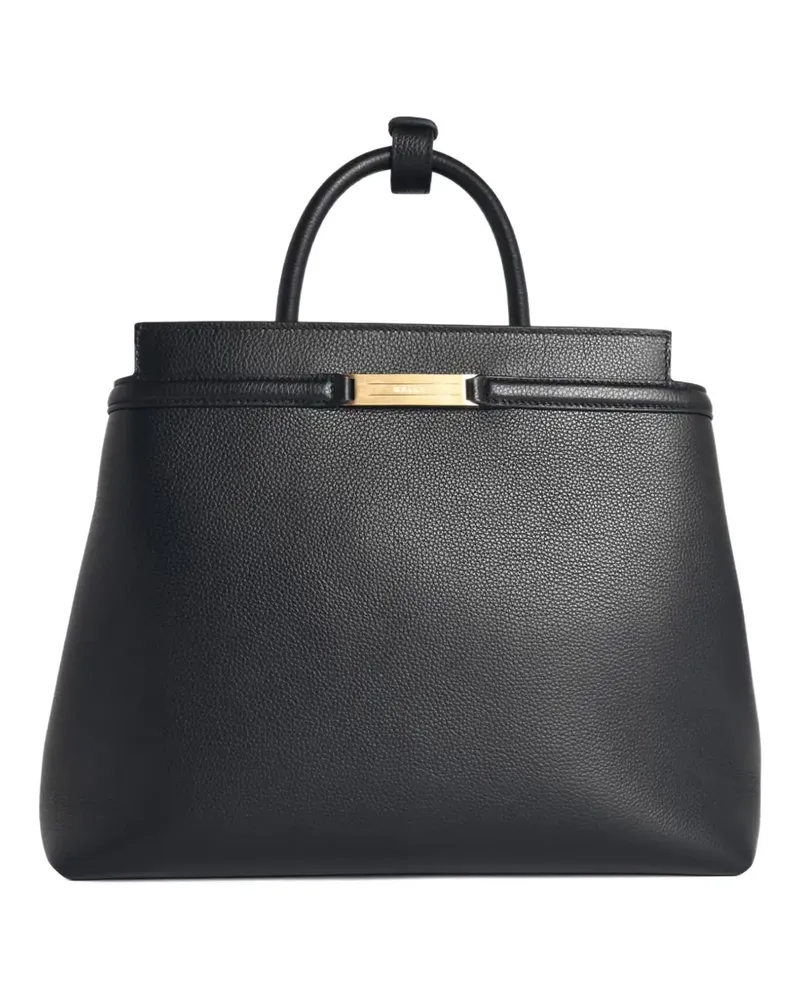 Bally Deco Tote Bag mit Logo-Schild - Schwarz Schwarz