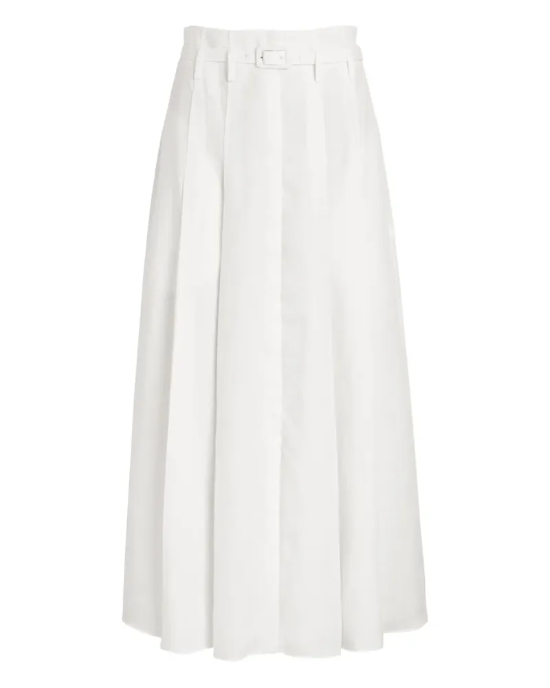 Gabriela Hearst Dugald pleated maxi skirt - Weiß Weiß