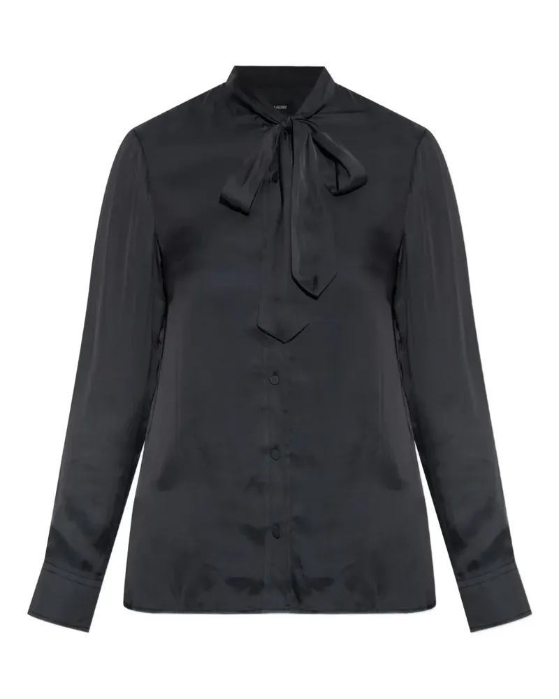 Zadig & Voltaire tie-neck shirt - Schwarz Schwarz