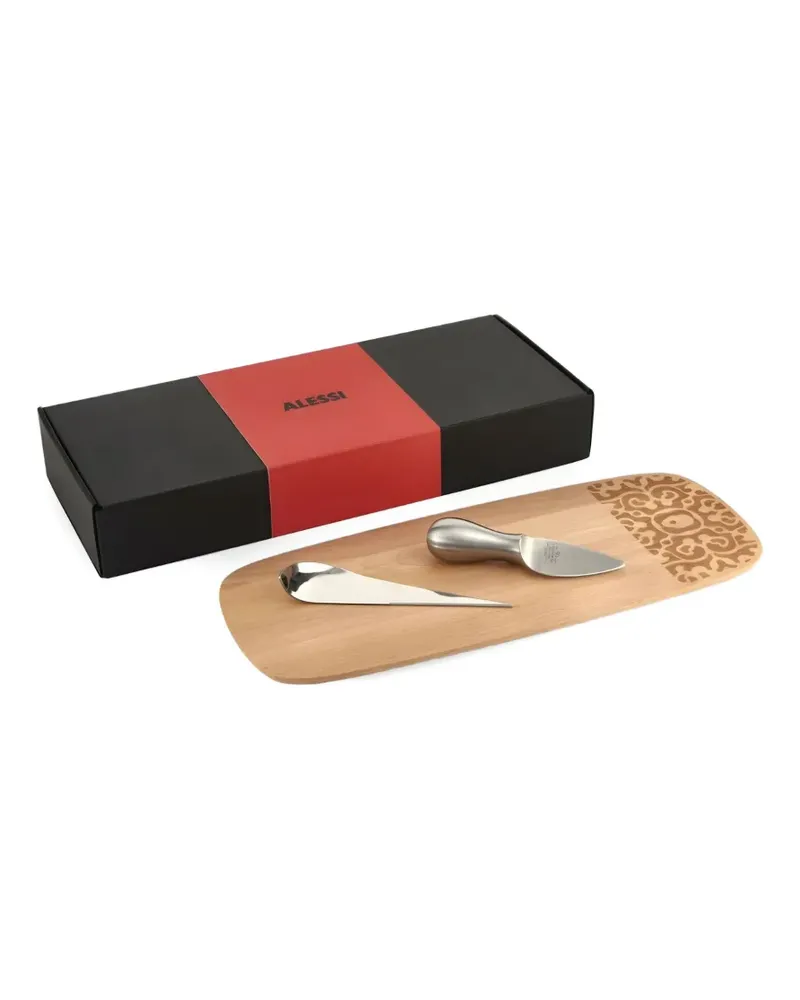 Alessi cheese serving board set - Nude Nude