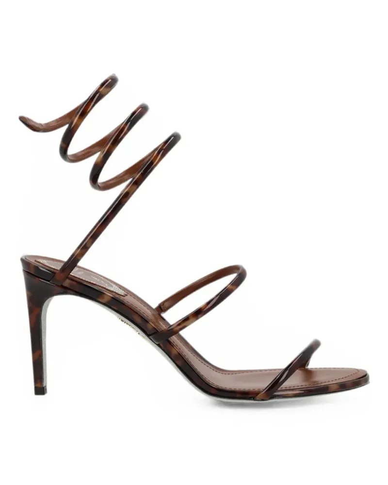 René Caovilla Cleo Sandalen in Schildpattoptik - Braun Braun
