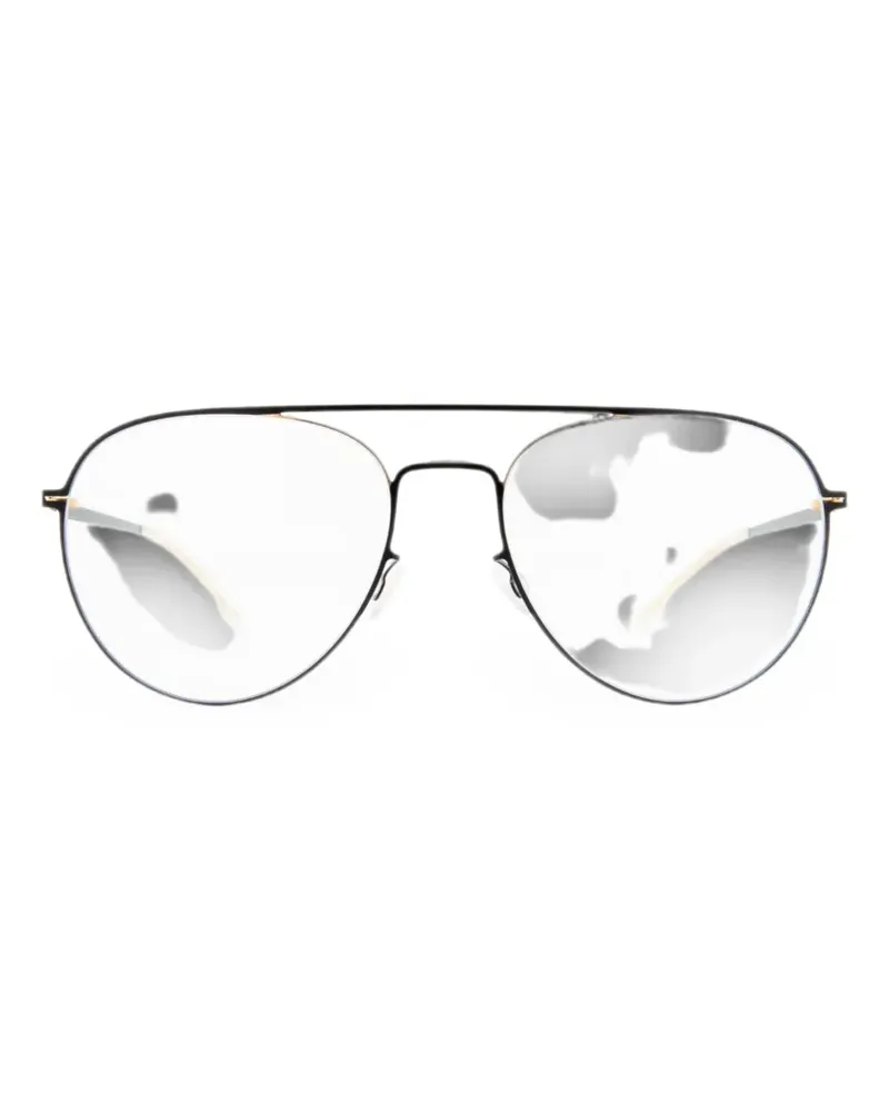 Mykita Klassische Pilotenbrille - Weiß Weiß