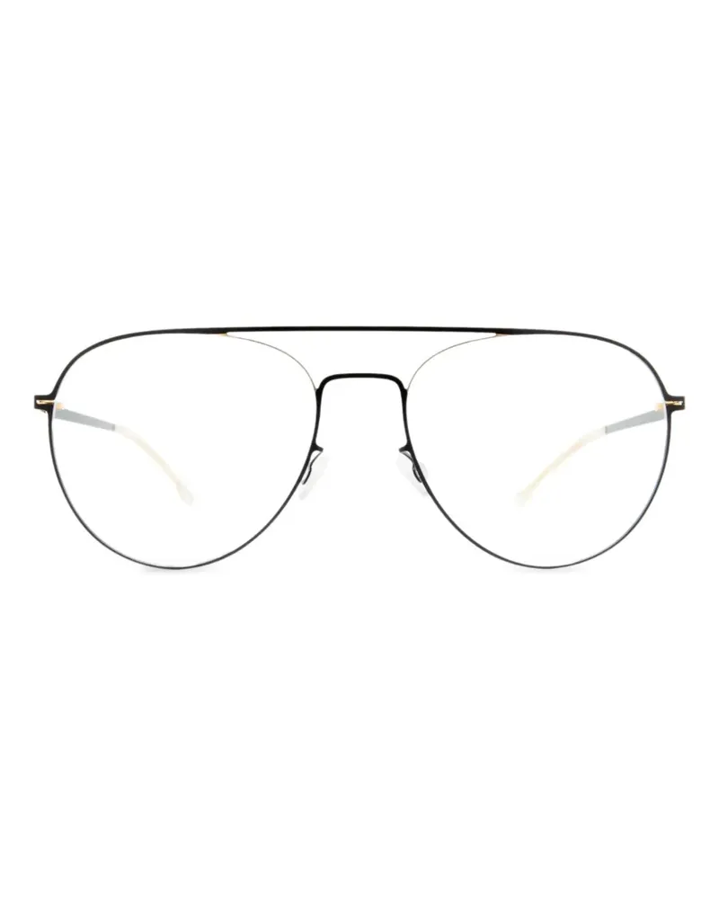 Mykita Klassische Pilotenbrille - Weiß Weiß