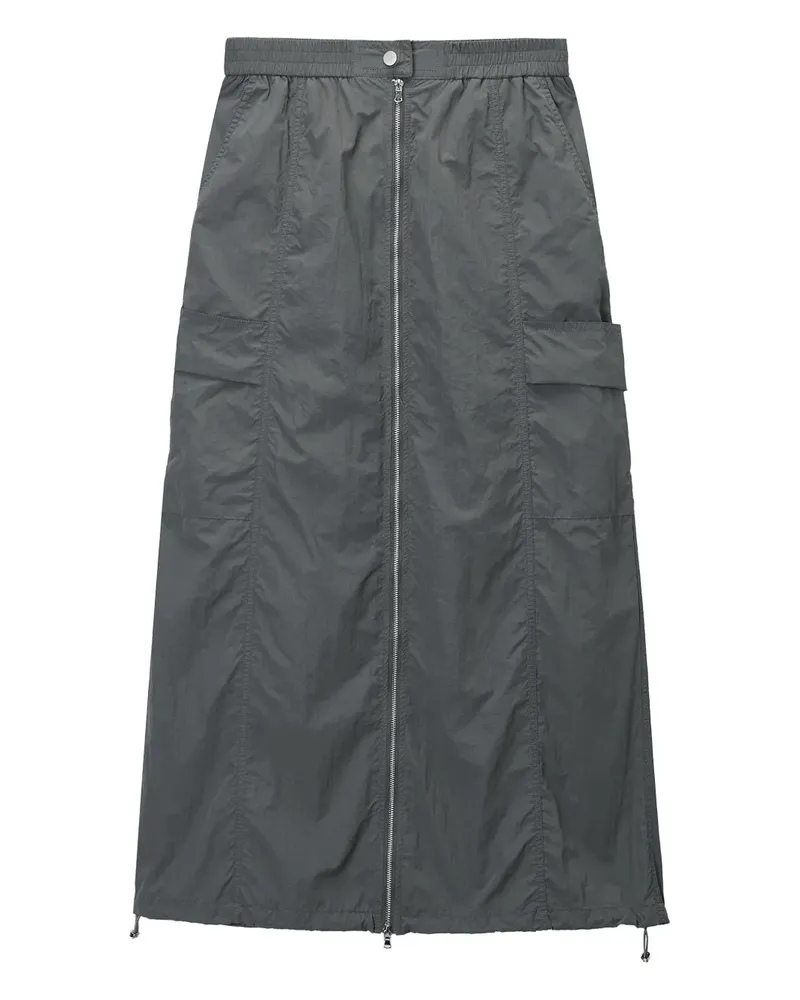 Tout a Coup Klassischer High-Waist-Rock - Grau Grau