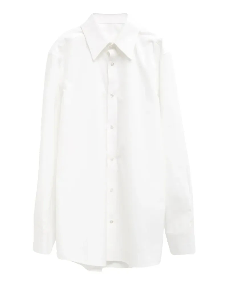 Maison Margiela button-down long-sleeve shirt - Weiß Weiß