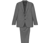 Anzug mit Fischgrätenmuster - Grau