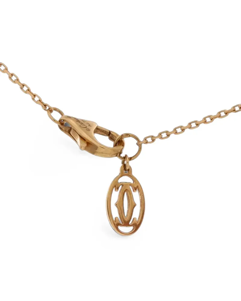 Cartier 18kt  D'Amour XS Gelbgoldhalskette mit Diamant und Anhänger Gold