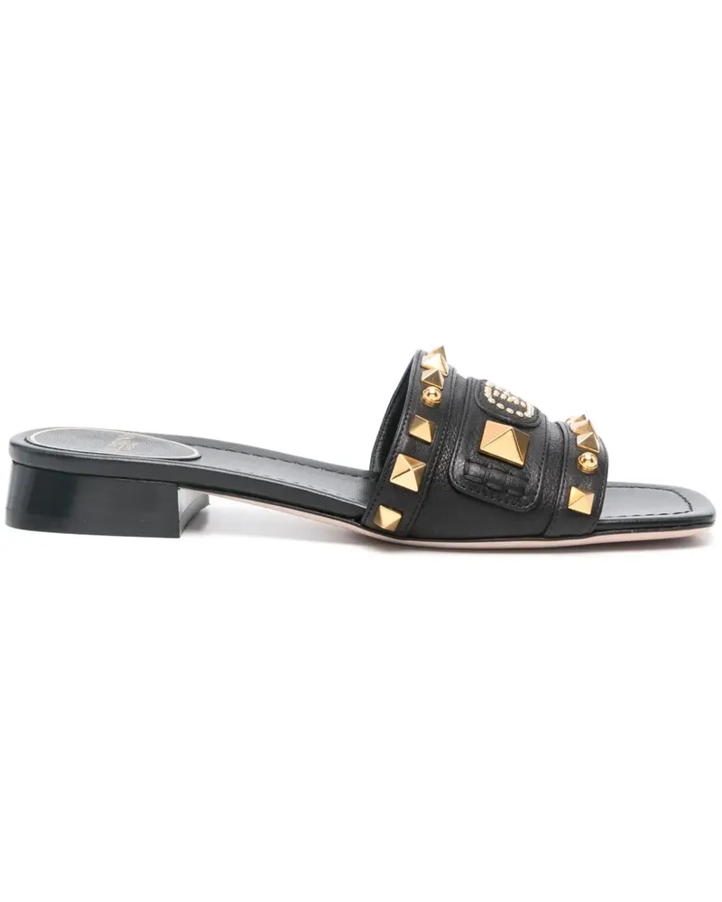 Valentino Garavani Rockstud Sandalen - Schwarz Schwarz