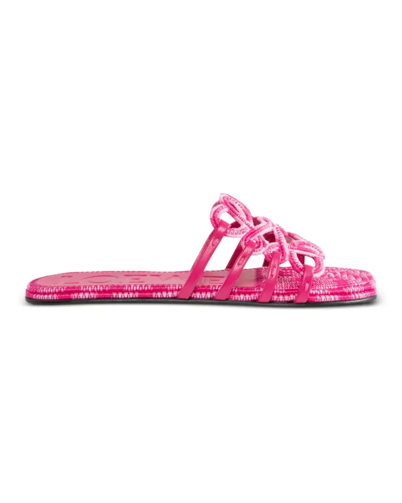 Loewe Petal Anagram Sandalen mit Stickerei - Rosa Rosa