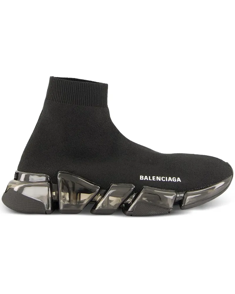 Balenciaga Speed 2.0 Sneakers aus recyceltem Strick - Schwarz Schwarz