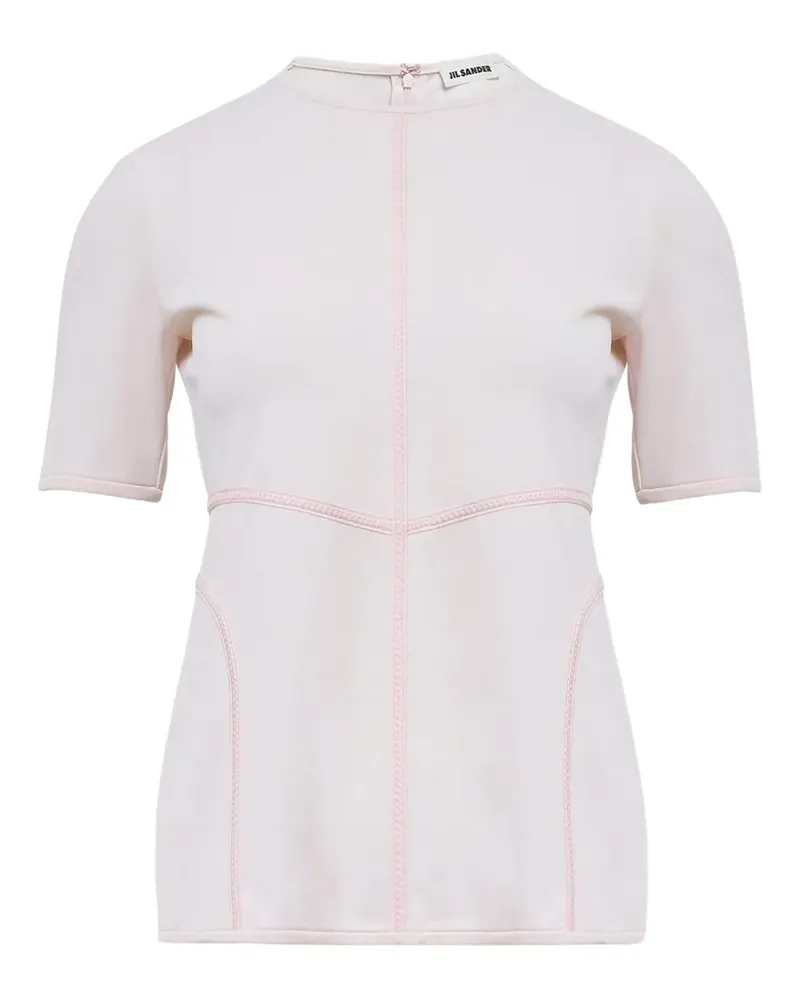 Jil Sander crew-neck T-shirt - Rosa Rosa