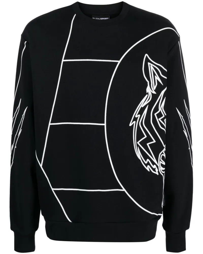 Philipp Plein Tiger Court Edition Sweatshirt - Schwarz Schwarz