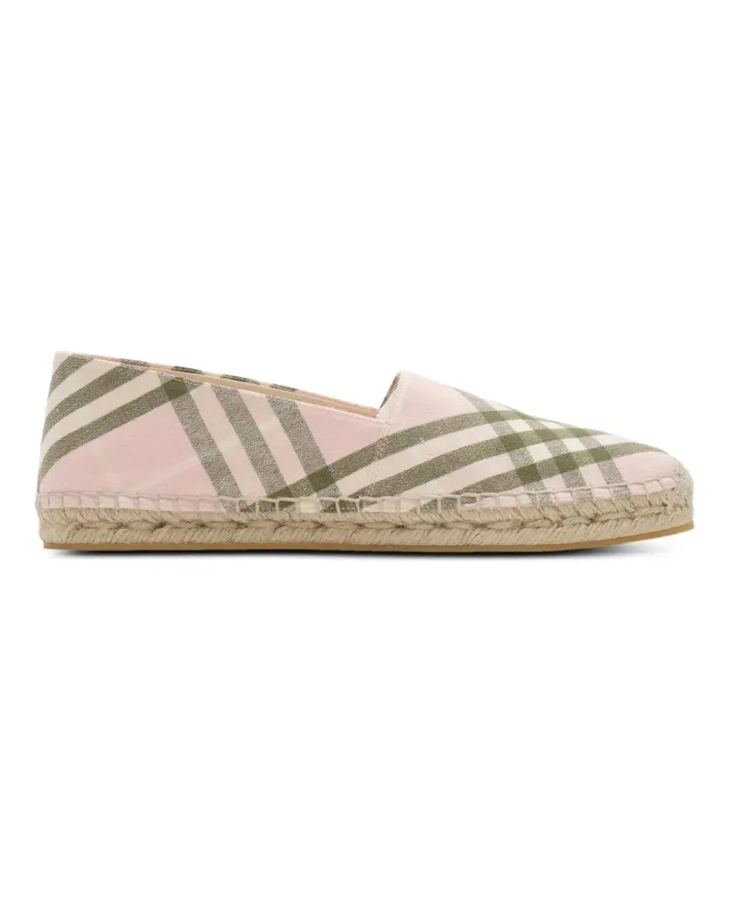 Burberry Check mews espadrilles​ - Rosa Rosa